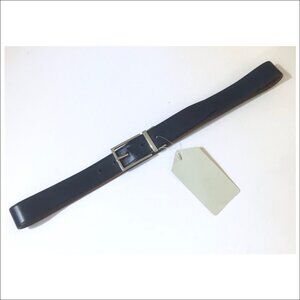 Cole Haan Men’s Navy & British Tan Leather Belt - Size 36.5” - NWT